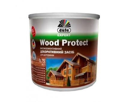 Пропитка декоративная для дерева с воском Wood Protect Dufa (0,75 л) в ...